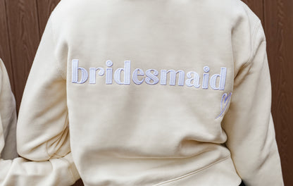 Bridesmaid Quarter Zip Sweatshirt